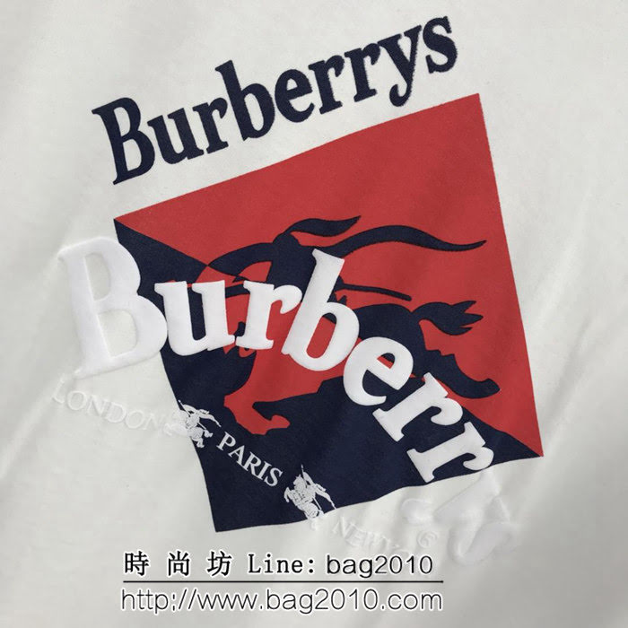 BURBERRY巴寶莉 專櫃同步 最新拼色系列 19SS早春新款 短袖 男女同款 ydi1986